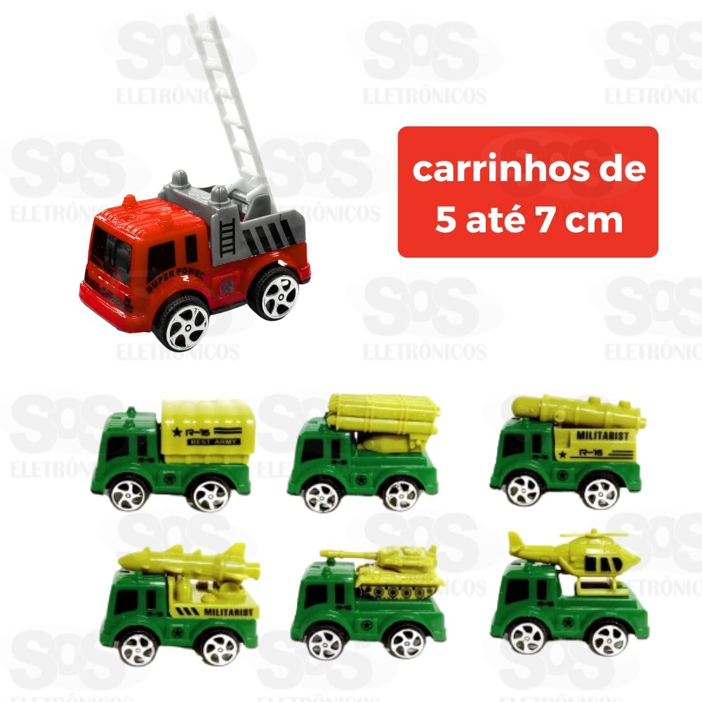 Patrulha Do Resgate 6 Carrinhos Frico Toy King TK-AB4554