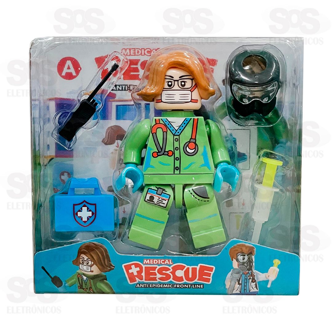 Boneco De Montar Coleo Medical Rescue Toy King TK-AB7981