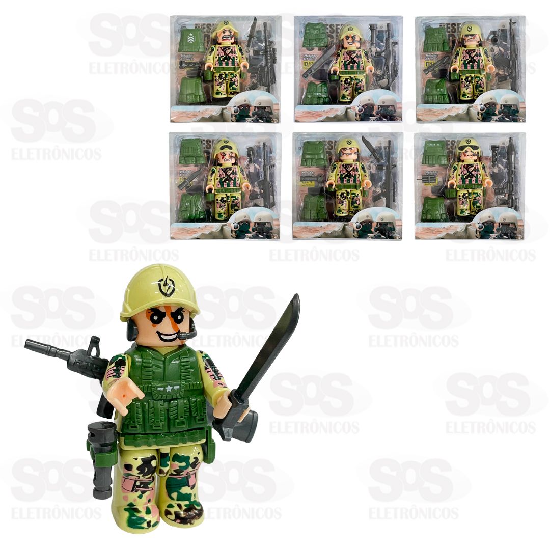 Boneco De Montar Coleo Desert Storm Toy King TK-AB7976