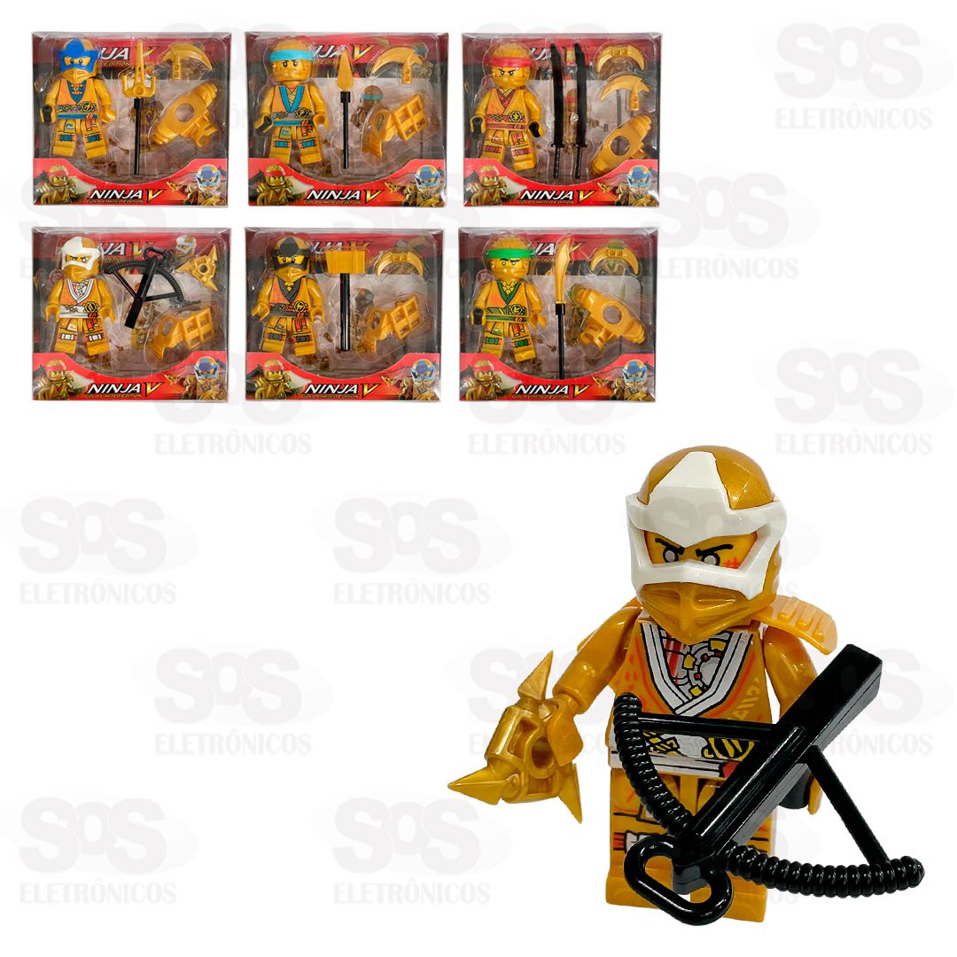 Boneco De Montar Coleo Ninja Toy King TK-AB7978