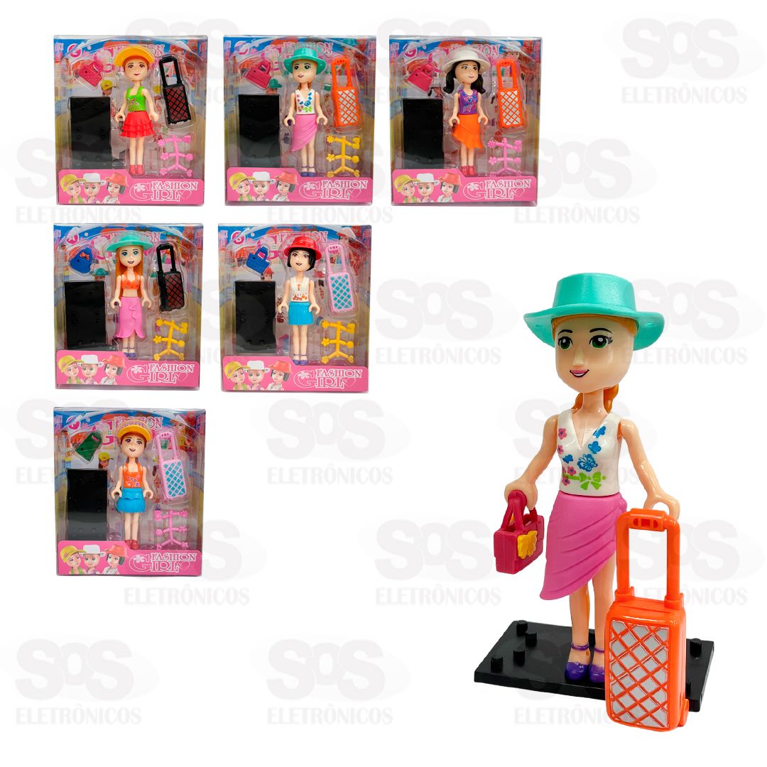 Boneca De Montar Coleo Fashion Girl Toy King TK-AB7989