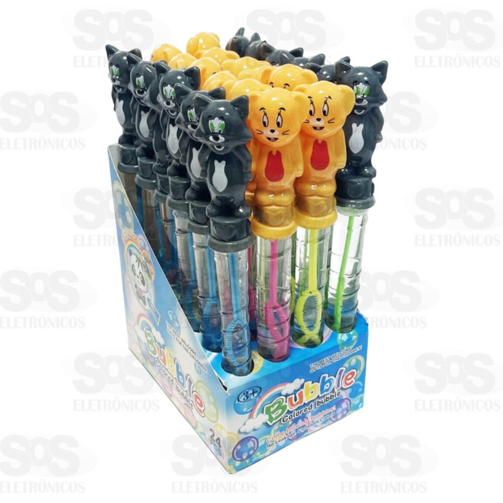 Kit Bolhas de Sabo Personagens 24 Unidades Toy King TK-AB6036