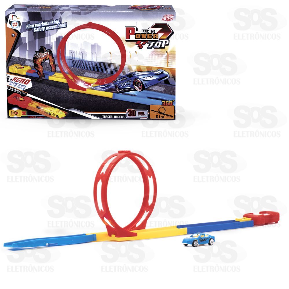 Mega Pista Looping 61cm Pica Pau 3625