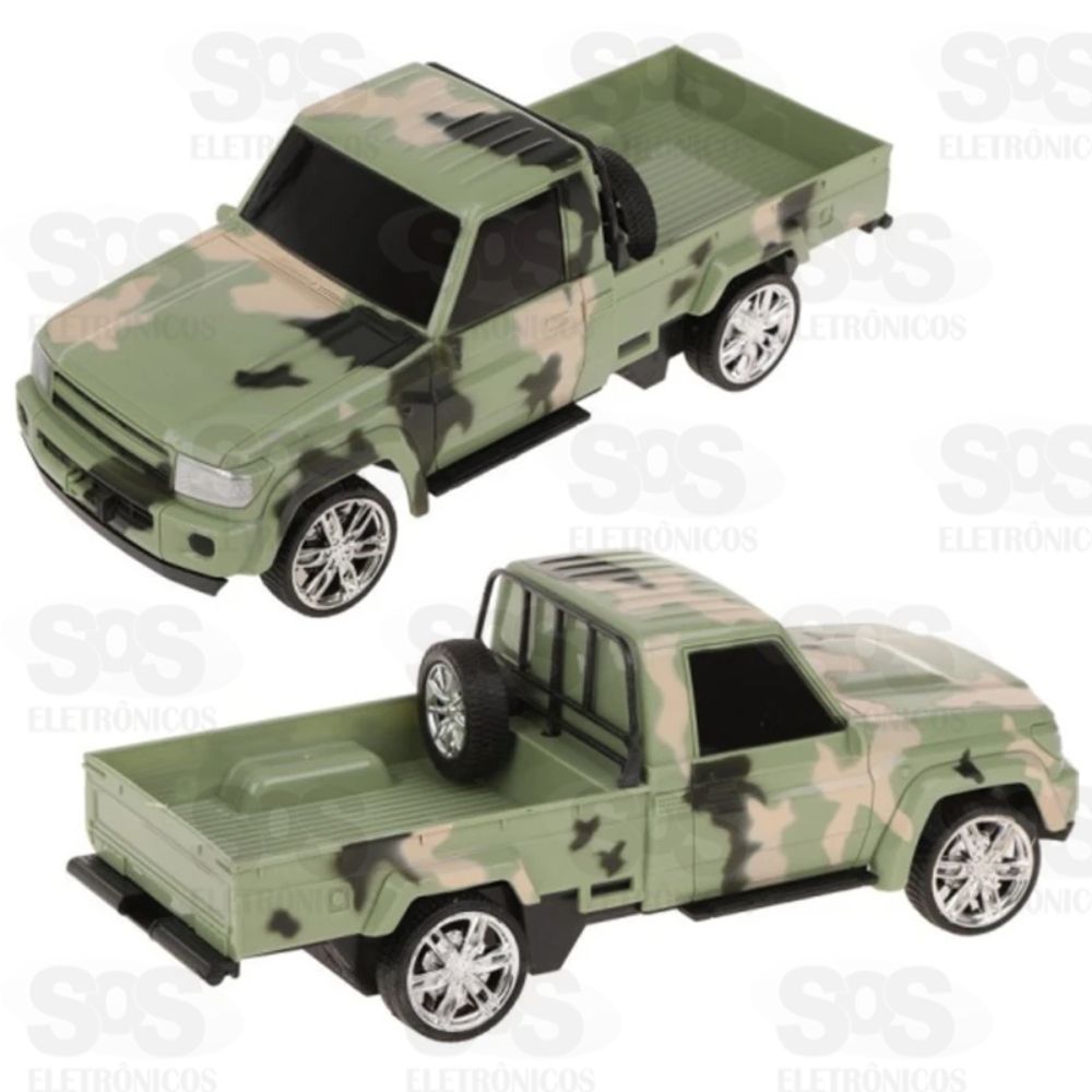 Carro Picape Exrcito De Controle Remoto Toy King TK-AB2517