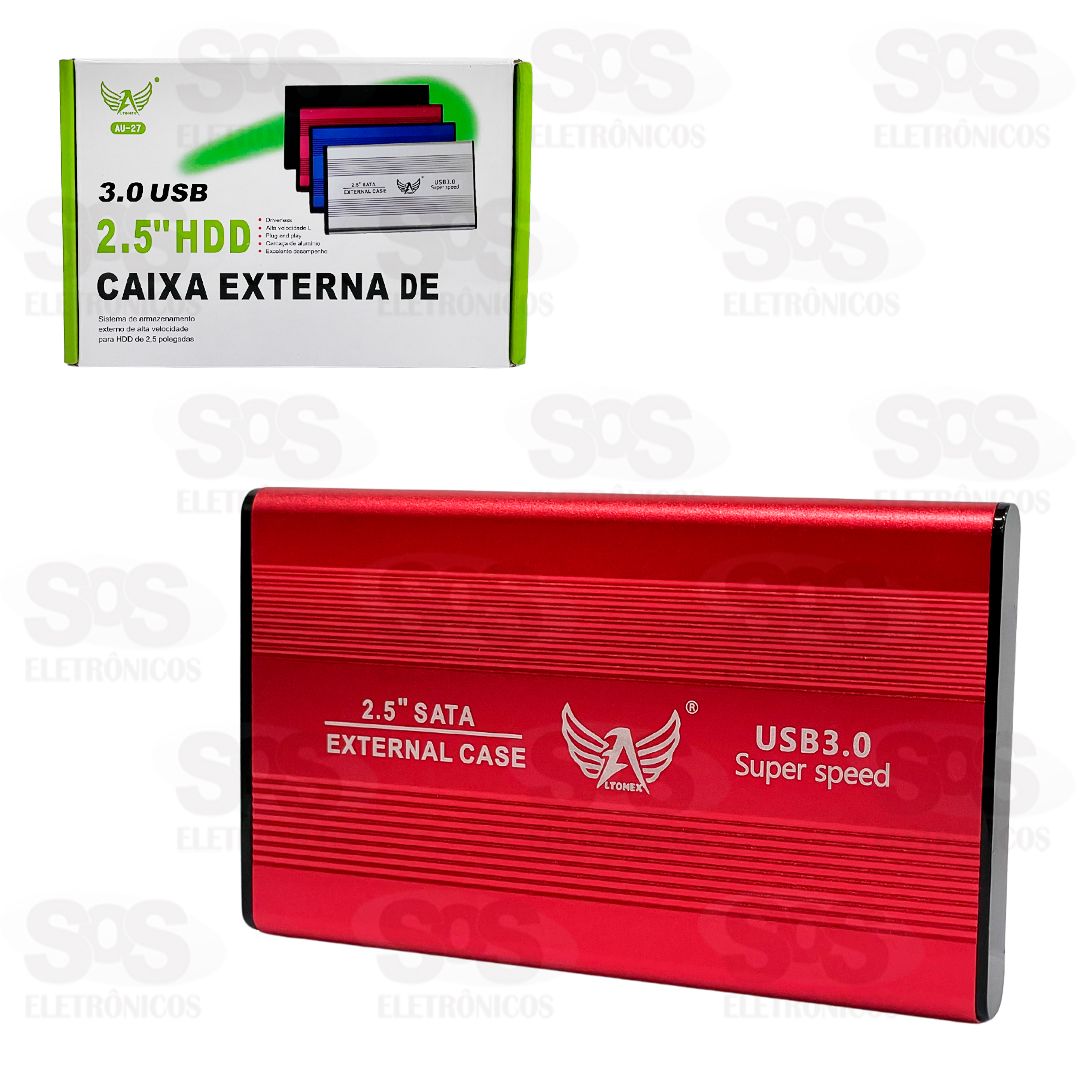 Case Para HD Sata 2.5 Polegadas USB 3.0 Altomex AU-27