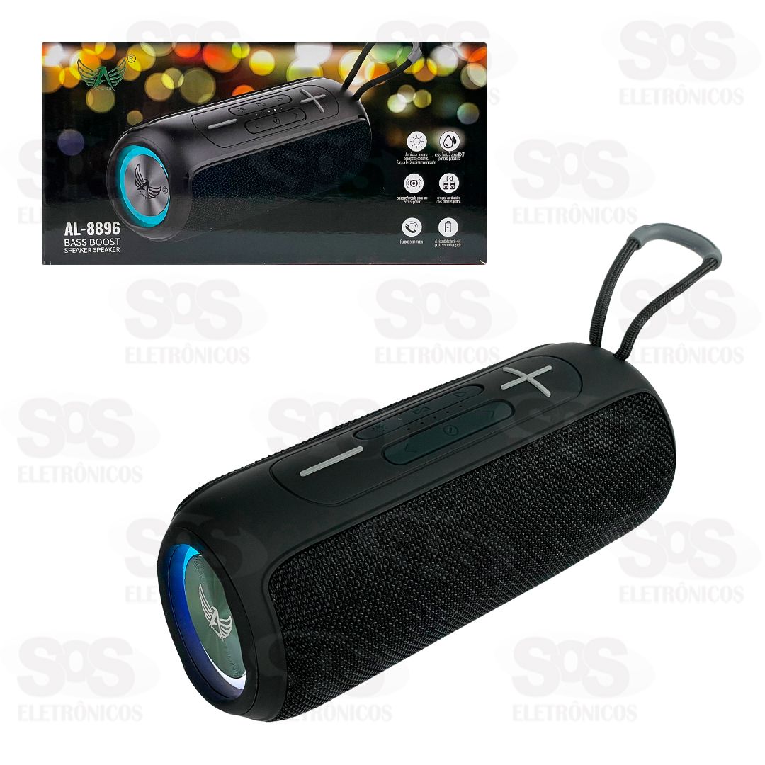 Caixa De Som Bluetooth TWS 10W Com LED Altomex AL-8896