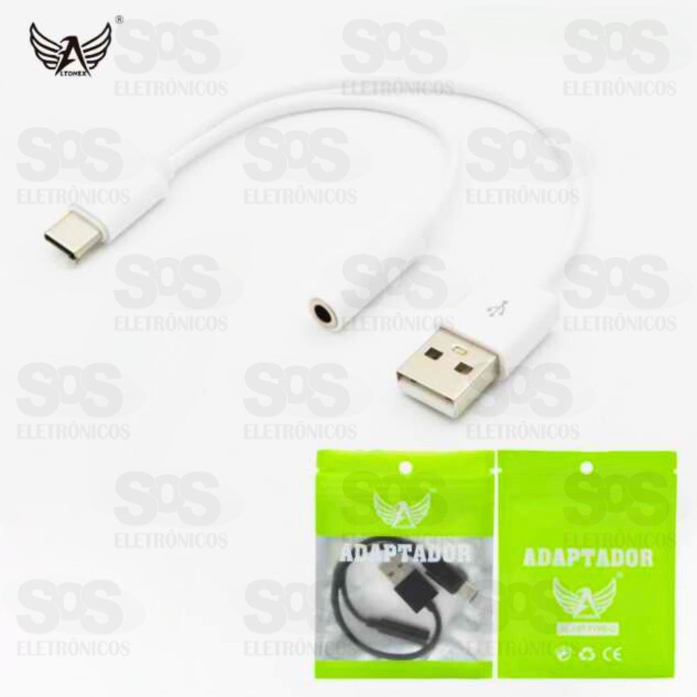 Adaptador Type C Para USB e P2 Altomex AL-137-TYPE-C