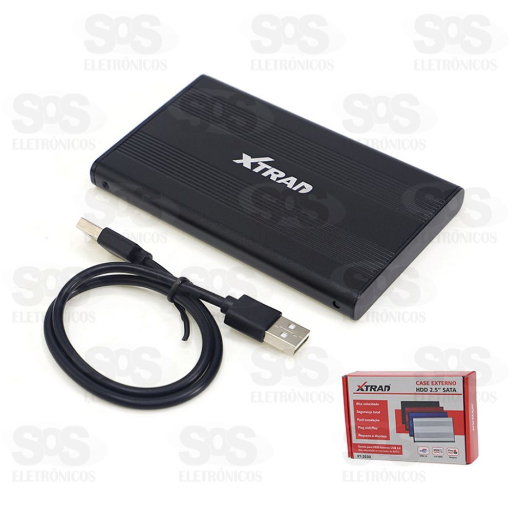 Case Para HD Externo 2.5 Sata Xtrad XT-2030