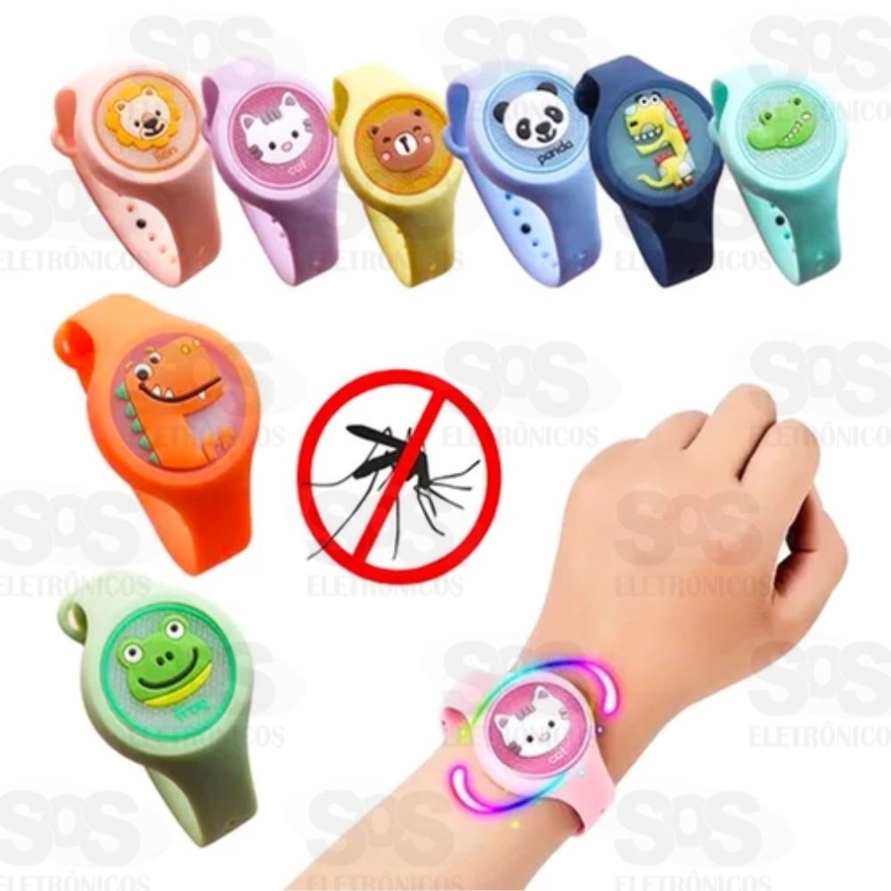 Pulseira Repelente Infantil Pisca Pisca PUL-1110