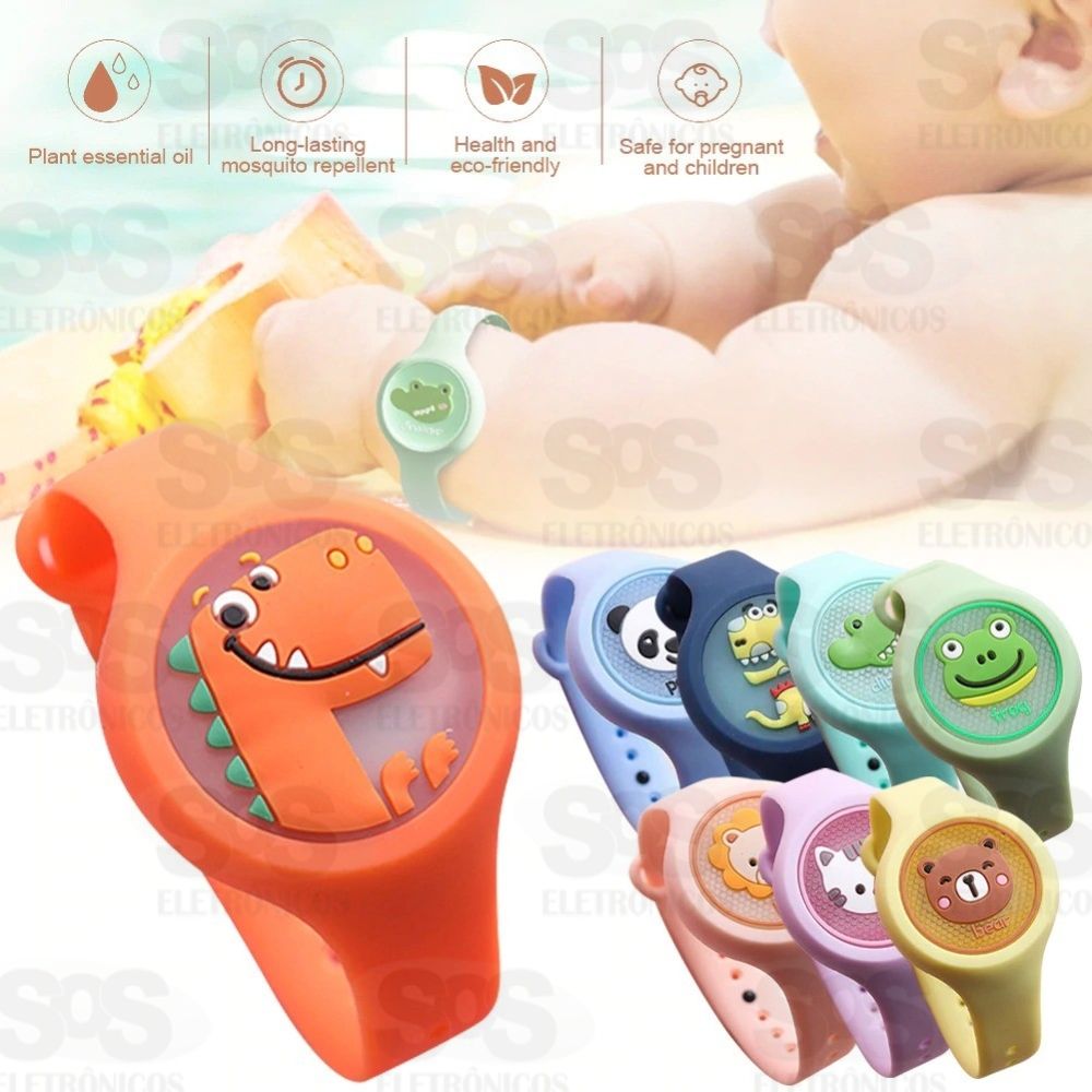 Pulseira Repelente Infantil Pisca Pisca PUL-1110