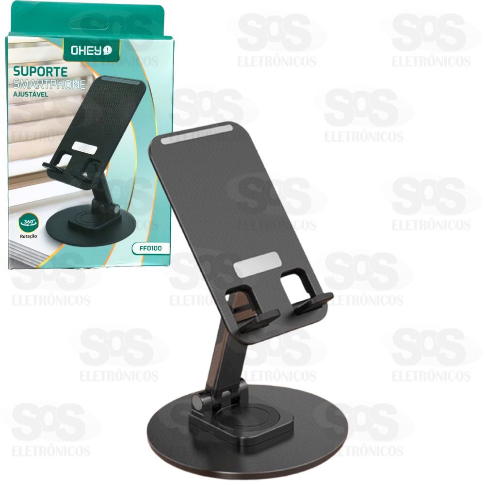 Suporte De Celular 360 Graus de Mesa Ohey FF0100