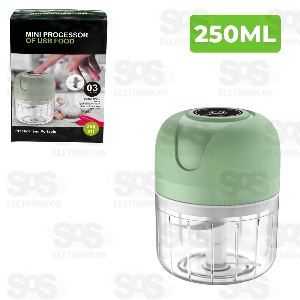 Mini Processador Eltrico 250 ml Modelos Sortidos