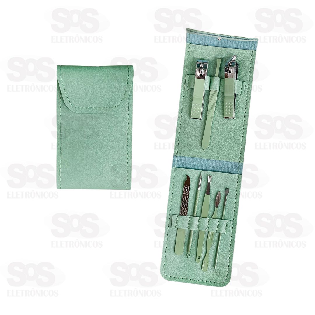 Kit Manicure Cortador De Unha 8 Peas Eletromex EL-1553