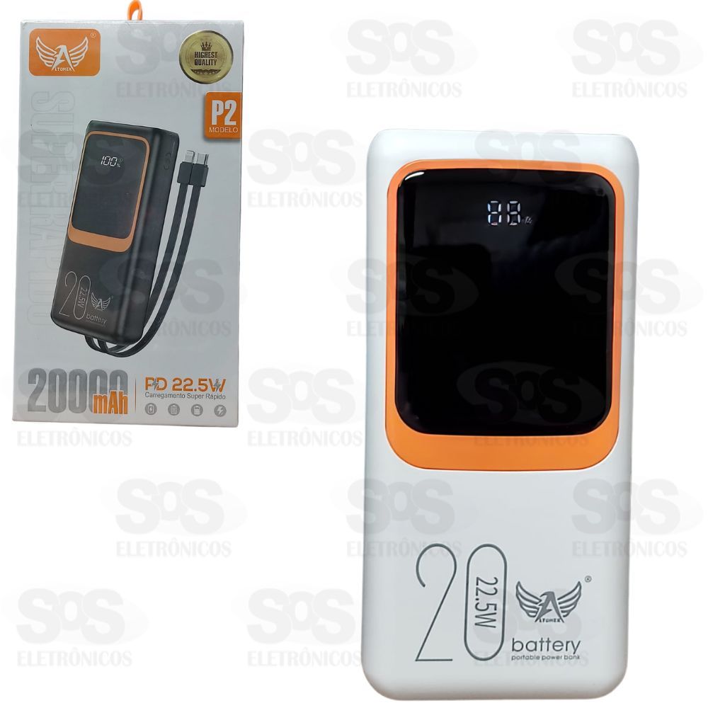 Carga Extra Flash 20.000mAh 22.5W Altomex P-2