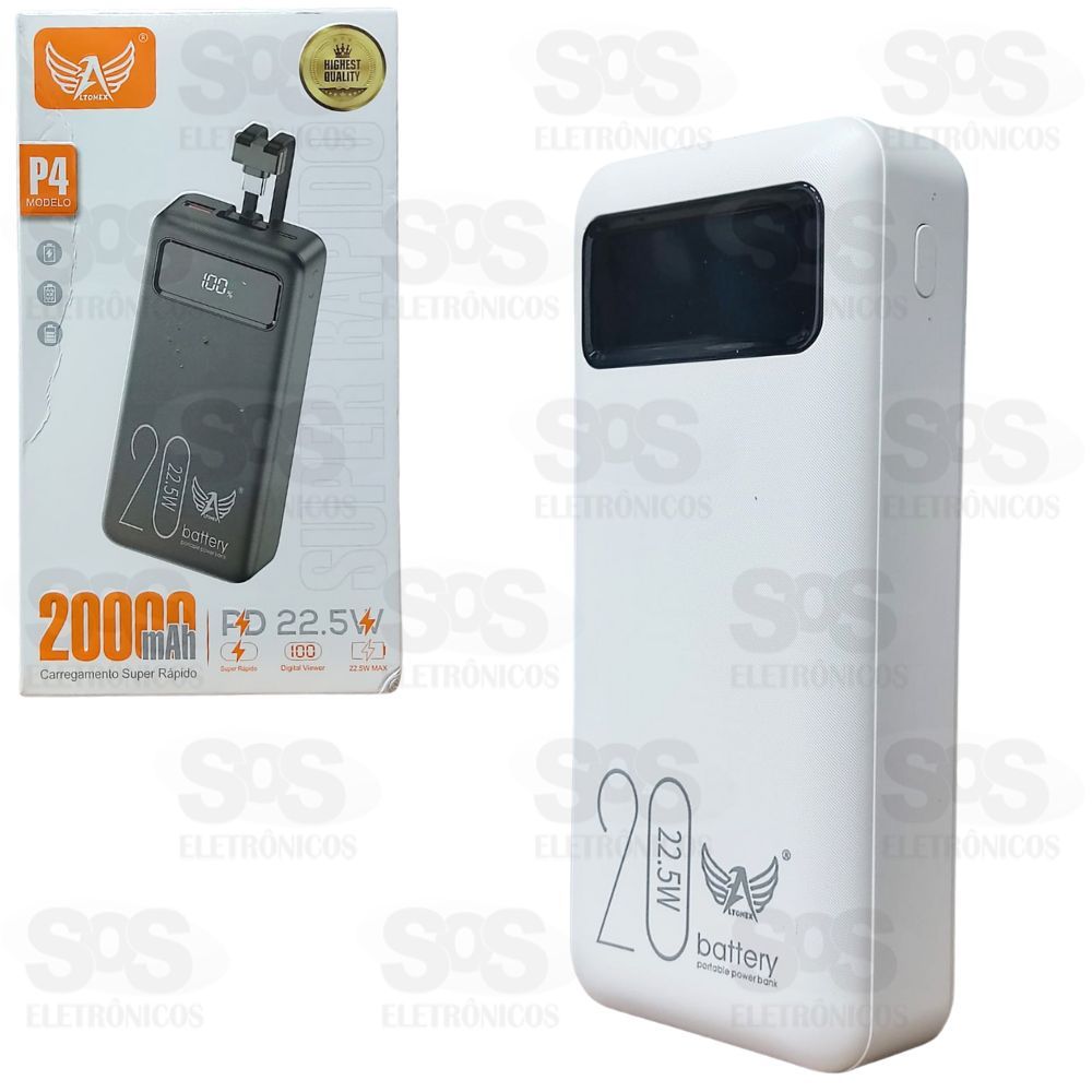 Carga Extra Flash 20.000mAh 22.5W Altomex P-4