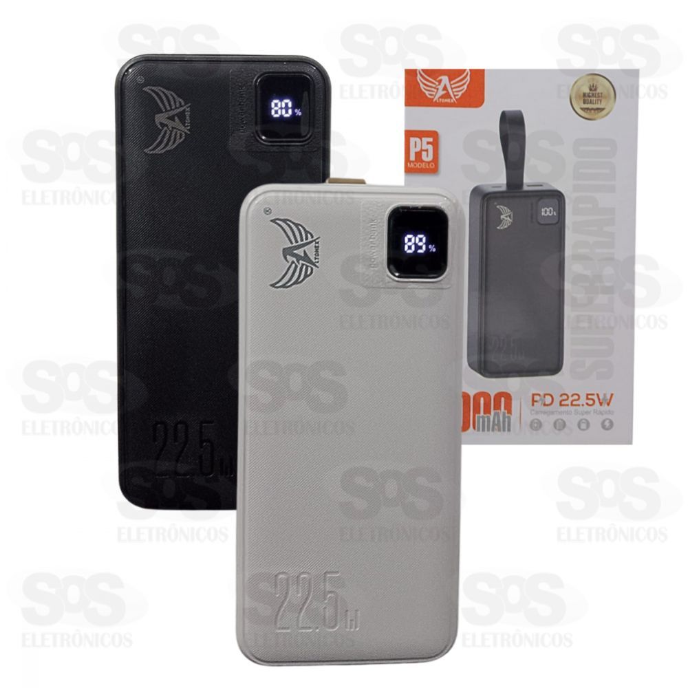 Carga Extra Flash 30.000mAh 22.5W Ala Altomex P-5