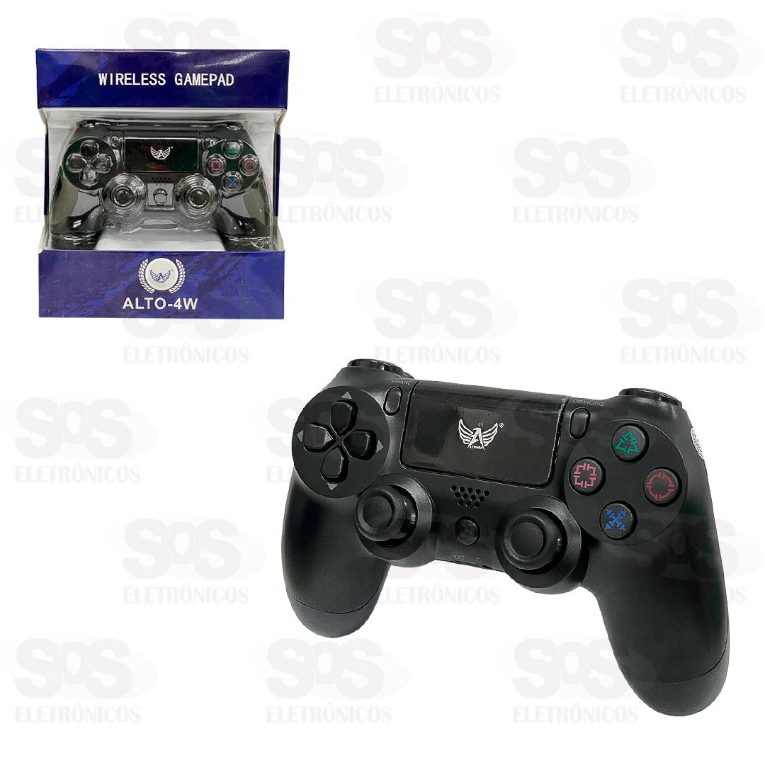 Controle Para Playstation PS4 Sem Fio Dualshock Altomex ALTO-4W