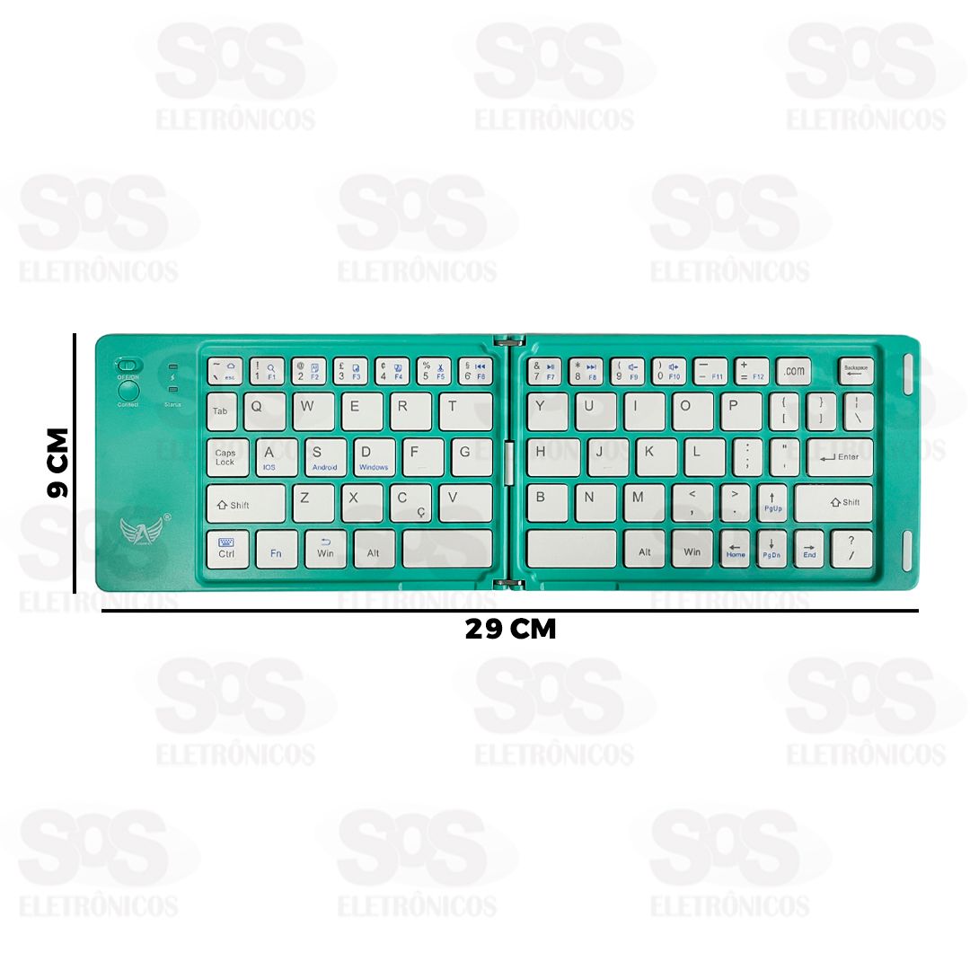 Mini Teclado Dobrvel Sem Fio Bluetooth Altomex AL-313 J