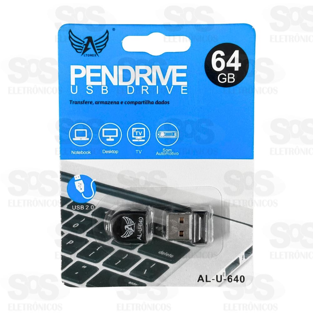 Pen Drive Mini 64G Altomex AL-U-640