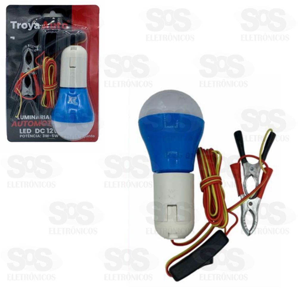 Lmpada Led Automotiva 12V Troya Auto Try 0003