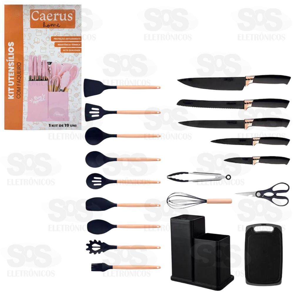 Kit Utenslios Bon Appetit Com 19 Peas Caerus CRS 2188